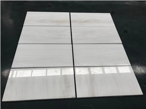 Polished New Aspen White Marble Flooring Tile