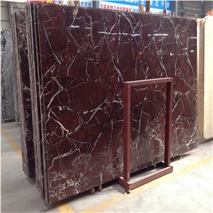 Polished Persian Rosso Levanto Marble Slabs