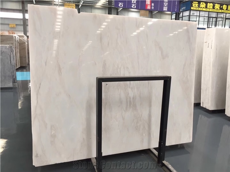 Polished Rhinoceros White Marble Slabs & Tiles