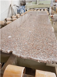 Polished Rosy Pink Granite for Countertop