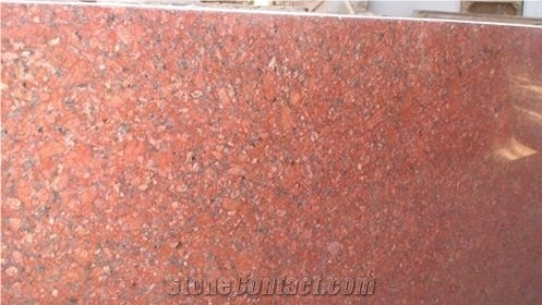 Polished Ruby Red Granite for Countertop