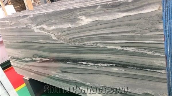 Polished Verde Lapponia Green Granite Tile