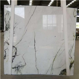 Polished White Orchid Jade Marble for Countertop