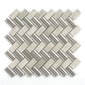 Popular Design Herringbone Mosaic Mosaic Wall Tile