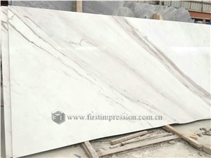 Popular Volakas White Marble Slabs,Tiles
