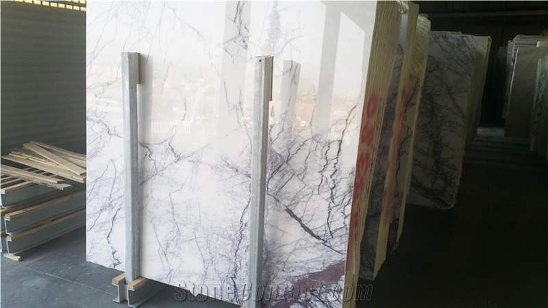 Premium Quality White Lilac Marble Slabs&Tiles