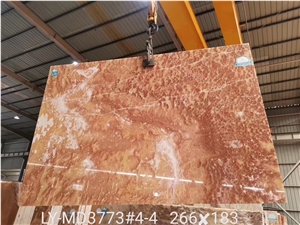 Red Dragon Onyx Stone Slabs for Bathroom Tops