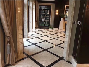 Royal Classic Beige Marble Tiles and Slabs