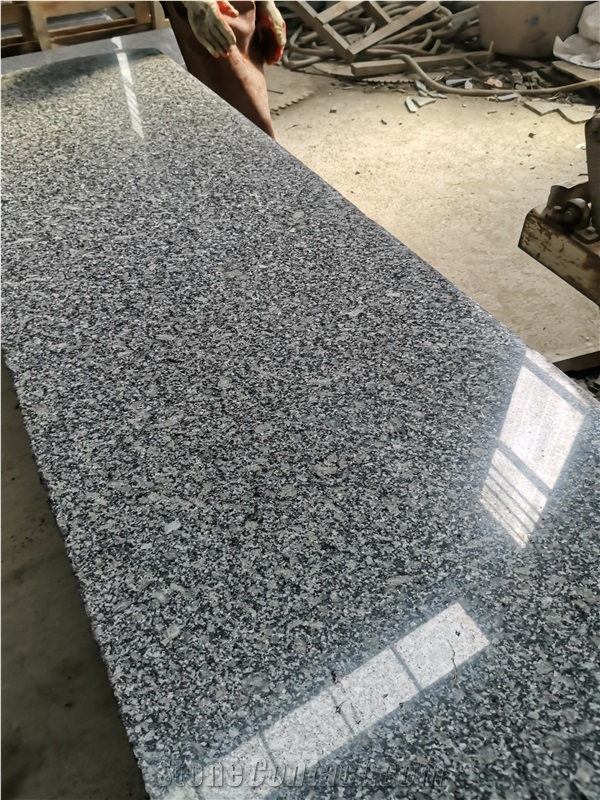 Steel Grey Chinese Granite Tiles, Slabs, Polished