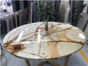 Stone Wood Quartzite Table