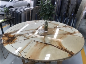 Stone Wood Quartzite Table