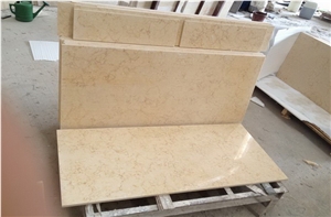 Sunny Golden Marble Tiles