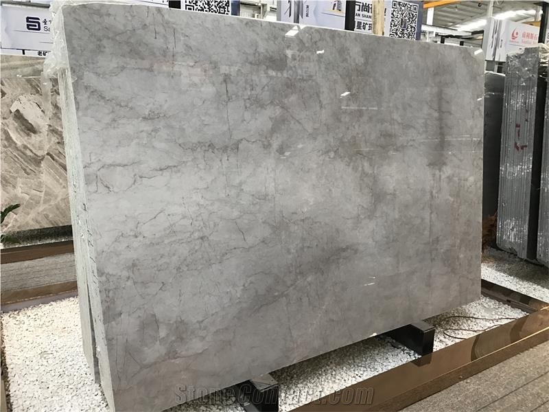 Trapp Grey Marble Slabs for Project Decoration