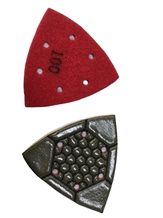 Triangle Polishing Pads for Marble and Concrete