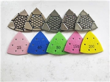 Triangle Polishing Pads for Marble and Concrete
