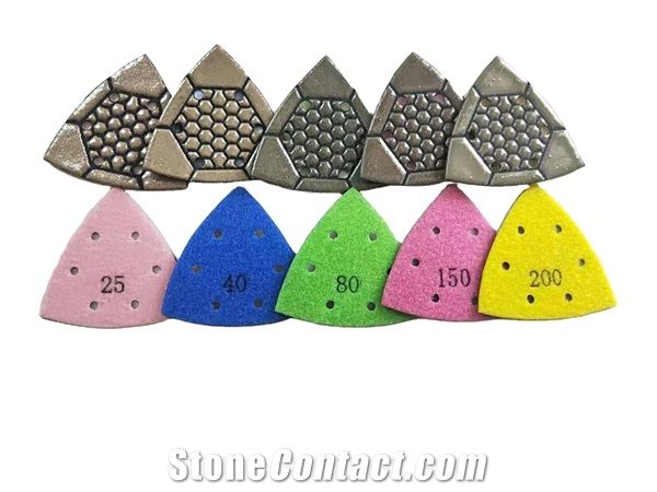 Triangle Polishing Pads for Stone Marble Granite