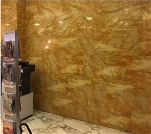 Turkey Gold Marble Wall Tiles and Slab