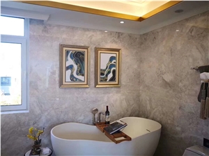 Van Gogh Marble,Abba Gray Marble Slab