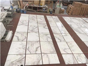 Volakas White Crazy Pattern White Marble for Tile