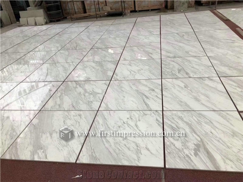 Volakas White Marble Slabs,Tiles for Floor