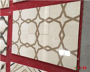 Waterjet Bathroom Floor Tiles Mosaic Kitchen Wall
