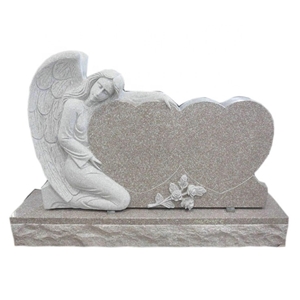 Weeping Angel Heart Design Granite Monuments
