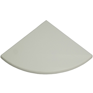 White Marble Wall Shelf Round Corner for Sale