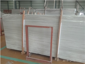 White Serpeggiante Marble Slab