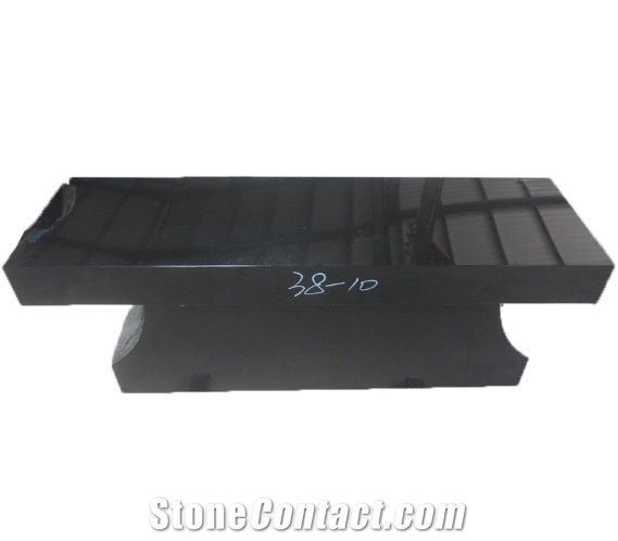 Wholesale Black Granite Outdoor Stone Bench