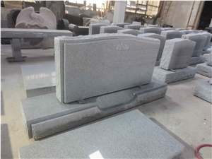 Wholesale Modern Grey Granite Tombstone
