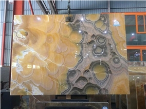 Yellow Onyx Stone Slabs for Wall