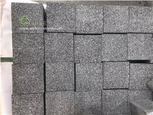 New G684 Black Pearl Granite Cobblestone