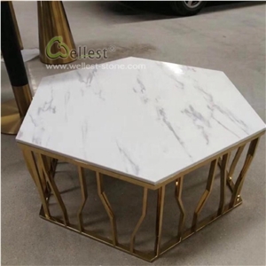 Round Marble Top Dining Table