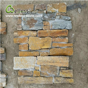 Rusty Slate Stacked Stone Wall Veneer