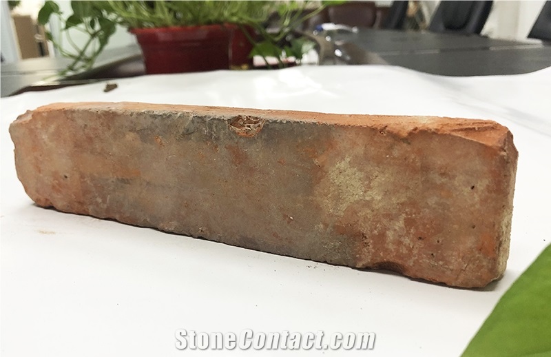 Antique Red Used Old Clay Thin Brick Veneer
