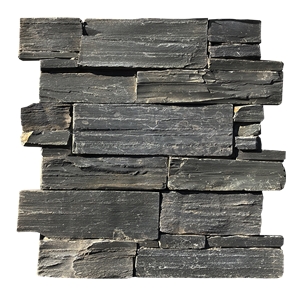 Slate Stacked Culture Stone Cement Back Panels