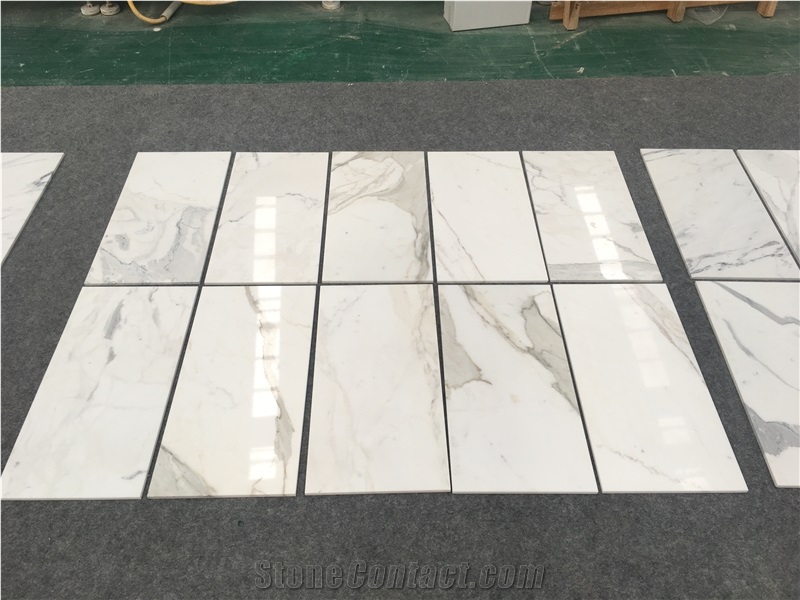 Italy Glorious White Marble,Calacatta Gold Tile