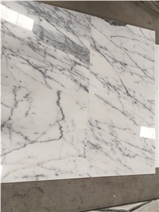 Italy Statuario Carrara Marble Polished Tiles