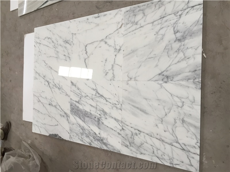 Italy Statuario Venato Marble Tiles,Glorious White