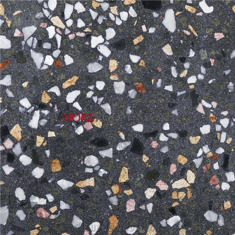 New Colorful 600x600mm Marble Terrazzo Tile