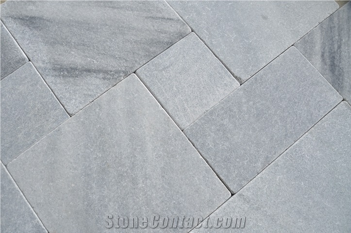 Silver Grey Marble Pattern Pavers
