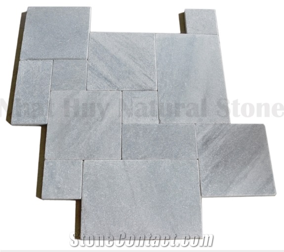Silver Grey Paving Stone, Grey Pattern