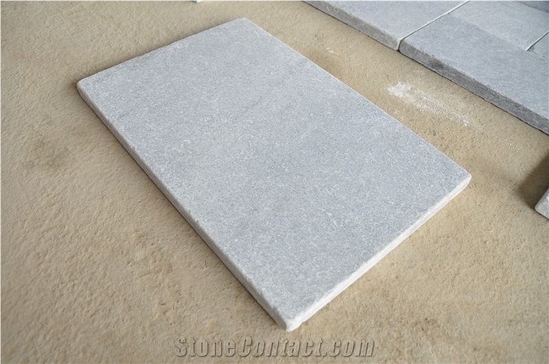 Silver Grey Paving Stone, Sandblasted and Tumbled