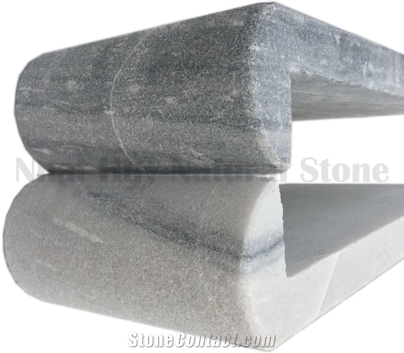 Silver Grey Stone Pool Coping, Grey Pearl Stone