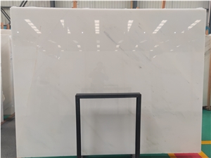 Silky White Jade Marble Slabs Cut to Size Tiles