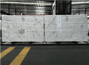 Italy Marble Calacatta Gold Slabs for Bookmatch