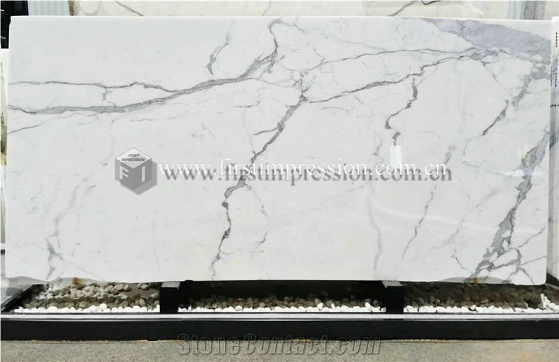 Luxury Italy Marble Calacatta Gold Slabs for Wall