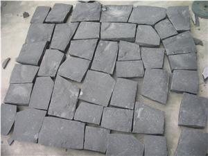 Back Lava Stone Cropped Setts Cube Stone Cobbles
