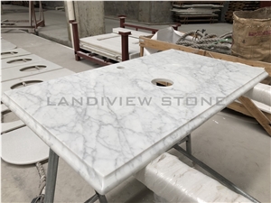 Bianco Carrara Marble Vanity Tops