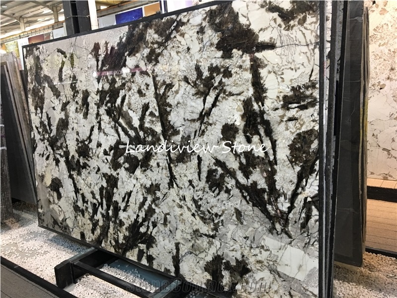 Blanco Portiguar Alpinus Galaxy White Granite